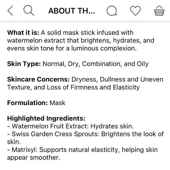 NWT MILK Watermelon Brightening Face Mask - Picture 3 of 5